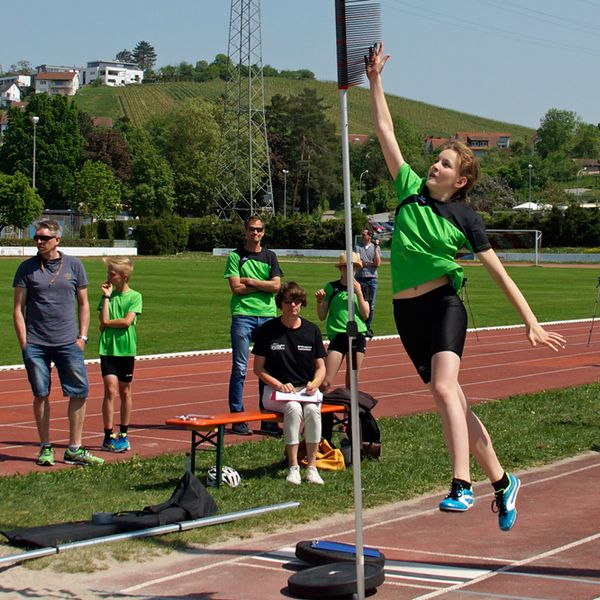 Team-Hochsprung-Cup am 5. Mai 2018 in Winnenden