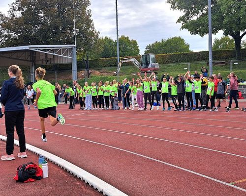 La Ola bei der abschließenden Staffel