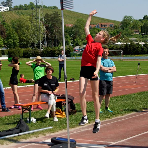 Team-Hochsprung-Cup am 5. Mai 2018 in Winnenden