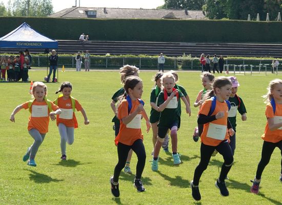 Teilnehmerrekord beim Hohenecker Kinderleichtathletik-Fest