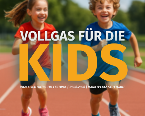 Kinderleichtathletik beim WGV Festival – Bewegung, Spaß und Action mitten in Stuttgart