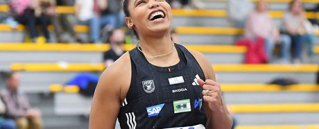 Wird Yemisi Ogunleye (MTG Mannheim) auch in Torun (Polen) jubeln?