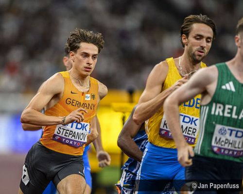 Alexander Stepanov (VfL Sindelfingen) im Vorlauf über 800 Meter 